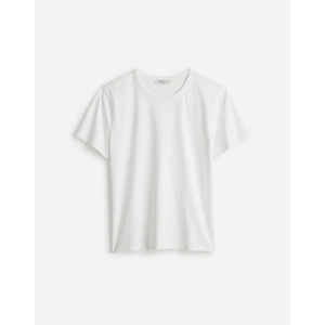 NWT Madewell The Perfect Crewneck Tee in Allday Jersey in white size XS